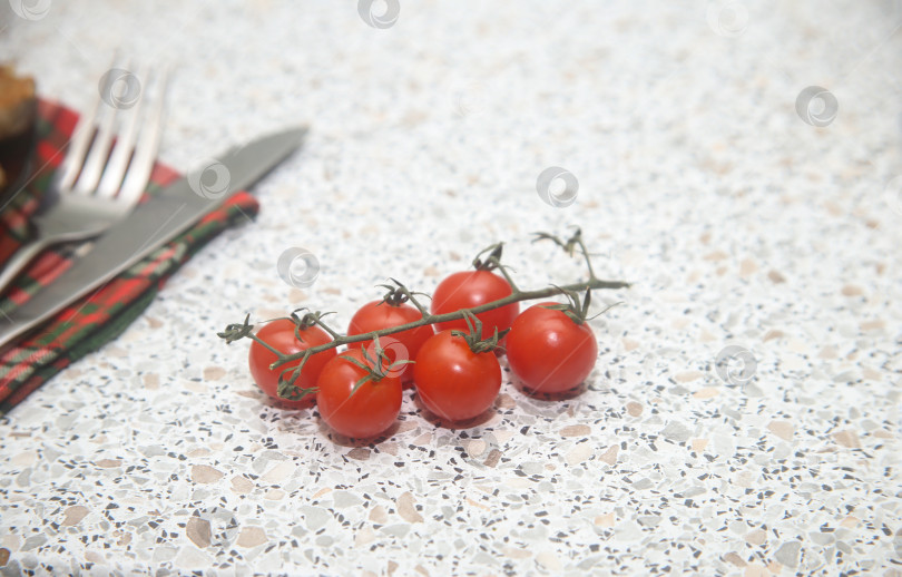Скачать Помидоры черри красные фотосток Ozero