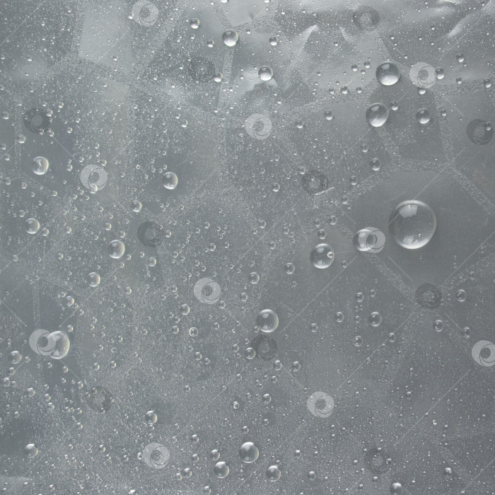 Скачать Занавеска для душа с рисунком в виде капель воды фотосток Ozero