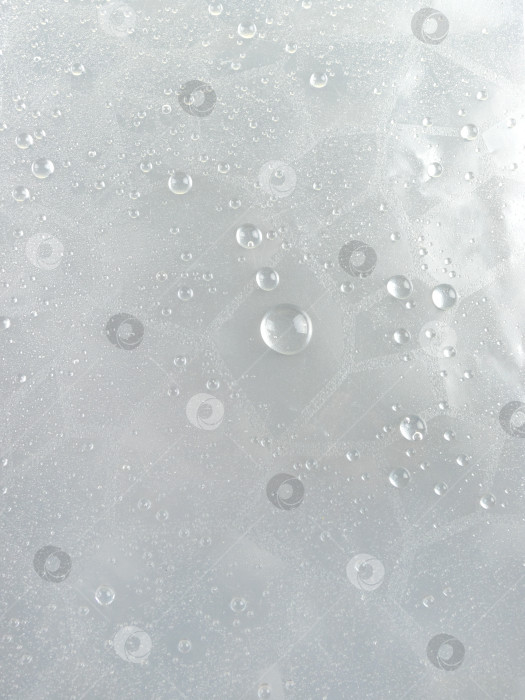 Скачать Занавеска для душа с рисунком в виде капель воды фотосток Ozero