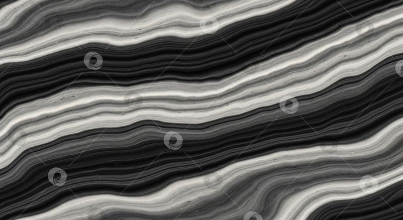 Скачать Текстура черного и белого мрамора. Фон для баннера из натурального камня, подходящий для роскошного дизайна, элегантных поверхностей или обоев. Современный абстрактный художественный узор с четкой копией фотосток Ozero