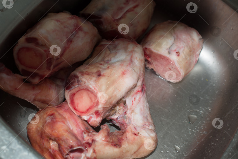 Скачать кости говяжьи, лытки фотосток Ozero