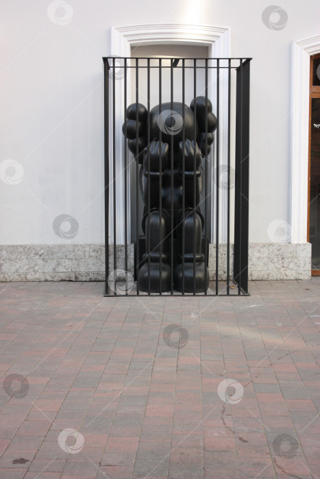 Скачать Скульптура на арт объекте Сено фотосток Ozero