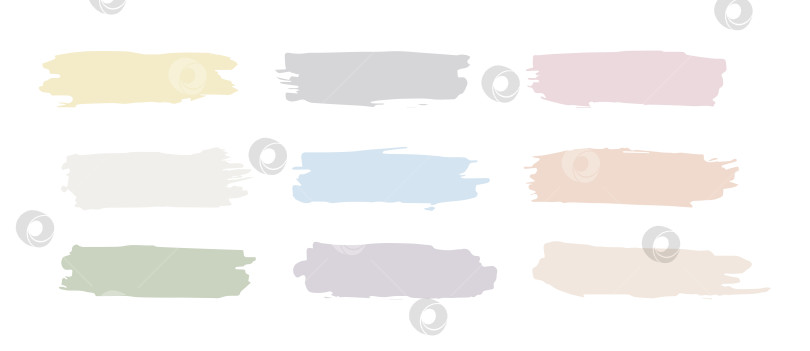Скачать Пастельные мазки кистью в мягкой нейтральной цветовой палитре фотосток Ozero