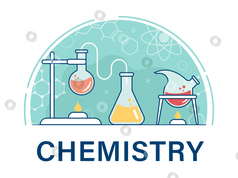 Скачать Химический опыт в лаборатории. Научный эксперимент, исследование. Плоская векторная иллюстрация фотосток Ozero