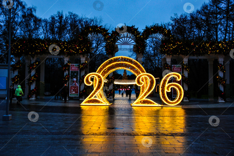 Скачать Вот он 2026 год в Москве фотосток Ozero