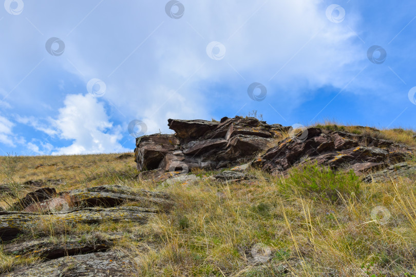 Скачать Горный пейзаж фотосток Ozero