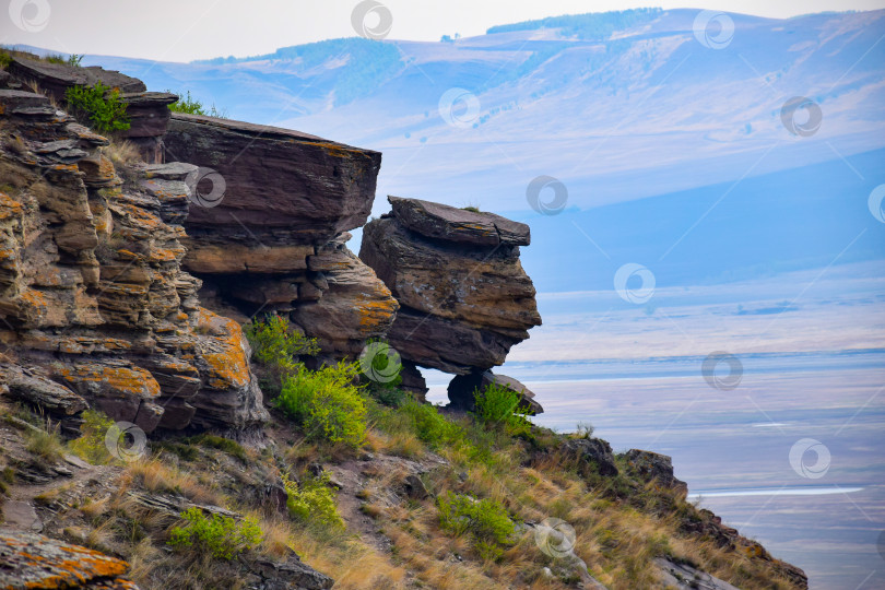 Скачать Горный пейзаж фотосток Ozero