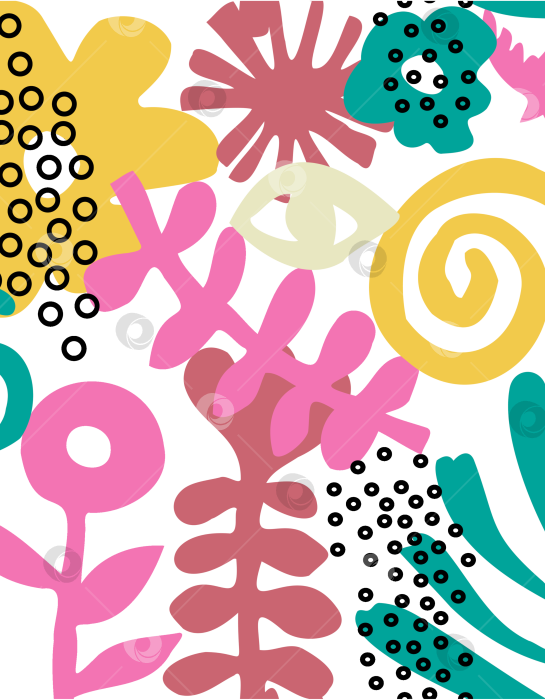 Скачать Абстракция яркие цветы фотосток Ozero