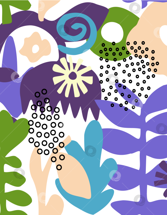 Скачать Абстракция яркие цветы фотосток Ozero