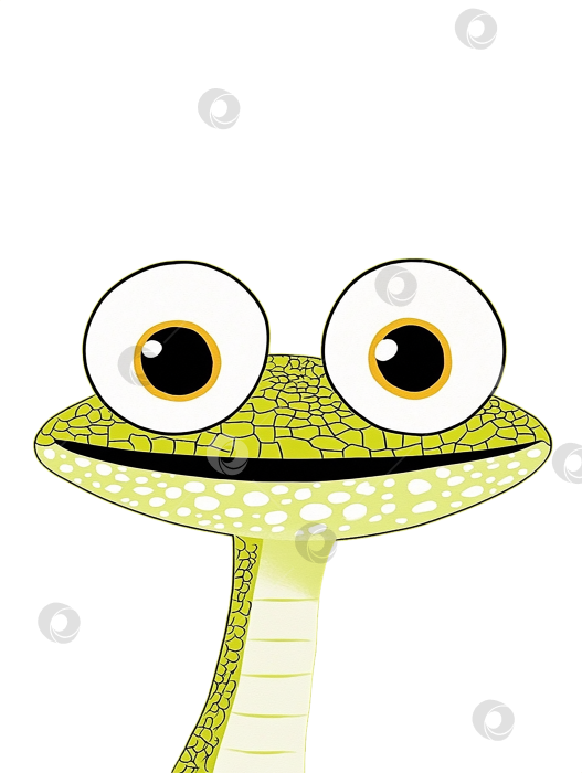 Скачать Змея с большим глазами фотосток Ozero