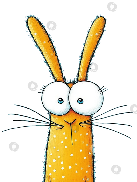 Скачать Заяц с большими глазами фотосток Ozero