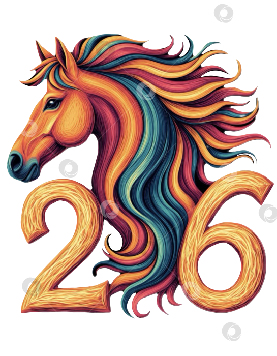 Скачать Огненная лошадь фотосток Ozero