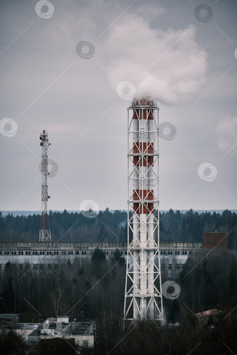 Скачать Дым из трубы, отопление фотосток Ozero