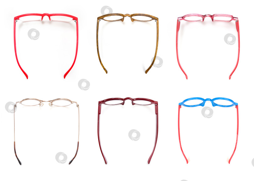 Скачать Набор очков, выделенных на белом фоне, для нанесения на портрет фотосток Ozero