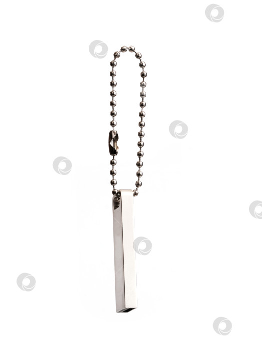 Скачать Флэш-накопитель USB, выделенный на белом фоне фотосток Ozero