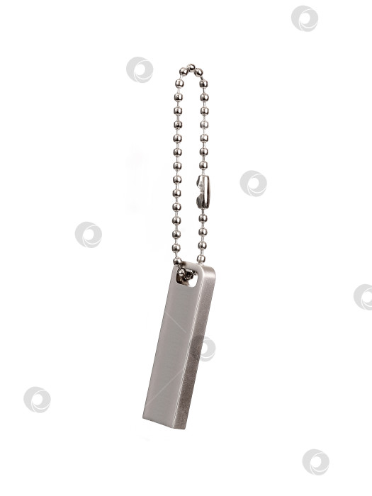 Скачать Флэш-накопитель USB, выделенный на белом фоне фотосток Ozero