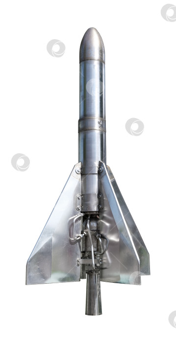 Скачать Оригинальная экспериментальная ракета RLA-1 с двигателем ORM-52, разработанная в 1933 году. Конструктивный элемент с ограничивающей траекторией фотосток Ozero