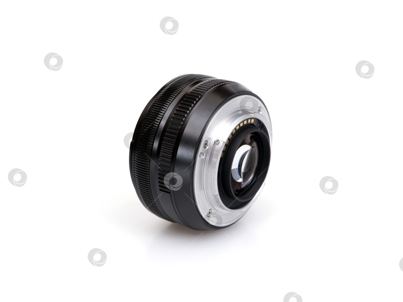 Скачать Фотообъектив, выделенный на белом фоне фотосток Ozero