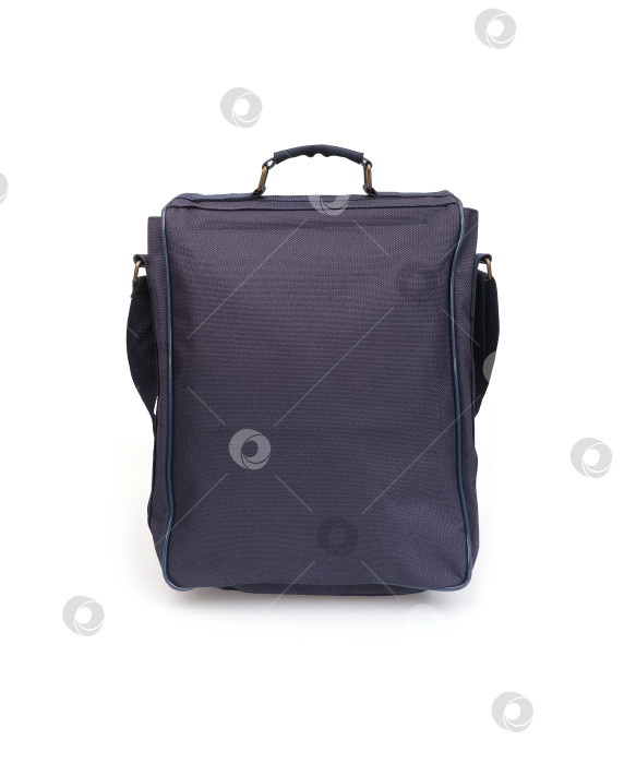 Скачать Черная деловая сумка, выделяющаяся на белом фоне фотосток Ozero