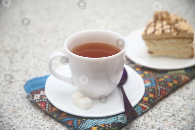 Скачать Черный чай с сахаром фотосток Ozero