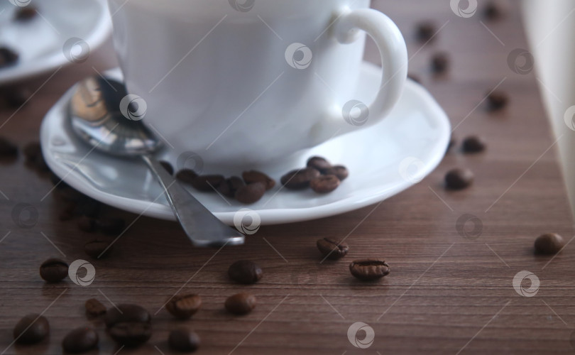 Скачать Кофе с кофейными зернами фотосток Ozero