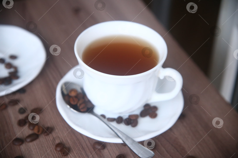 Скачать Кофе с кофейными зернами фотосток Ozero