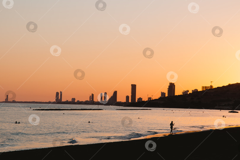 Скачать закат на море фотосток Ozero