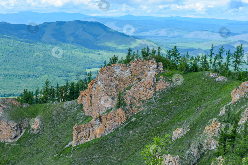 Скачать Горный пейзаж фотосток Ozero