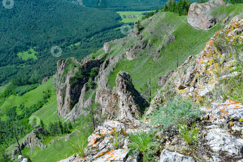 Скачать Горный пейзаж фотосток Ozero