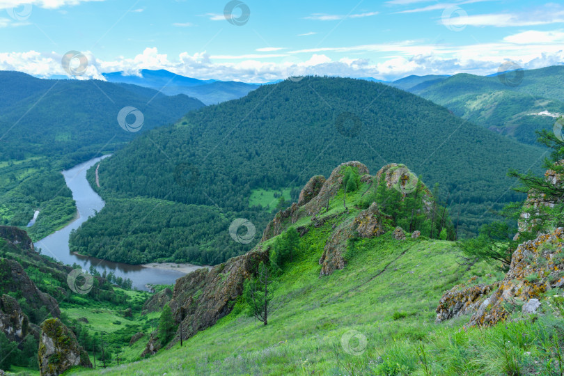 Скачать Горный пейзаж фотосток Ozero