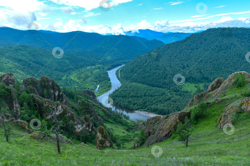 Скачать Горный пейзаж фотосток Ozero