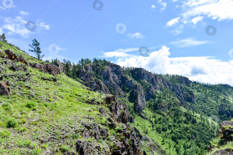 Скачать Горный пейзаж фотосток Ozero