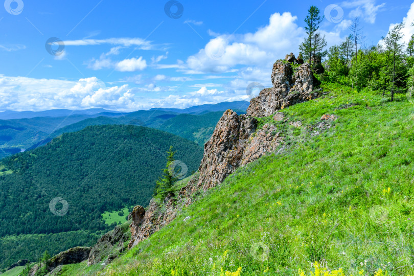 Скачать Горный пейзаж фотосток Ozero