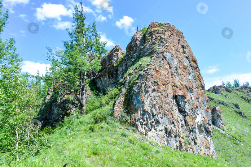 Скачать Горный пейзаж фотосток Ozero