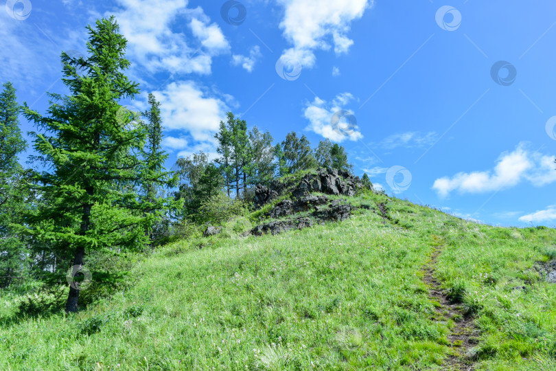 Скачать Горный пейзаж фотосток Ozero
