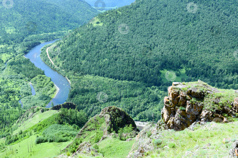 Скачать Горный пейзаж фотосток Ozero