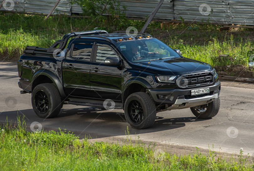 Скачать Россия, Красноярск 27 мая 2025г. автомобиль Ford Ranger Raptor. фотосток Ozero