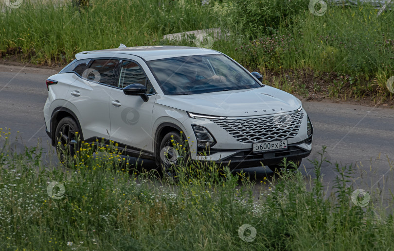 Скачать Россия,Сибирь 27 Мая 2025 год. Автомобиль Omoda C5. фотосток Ozero