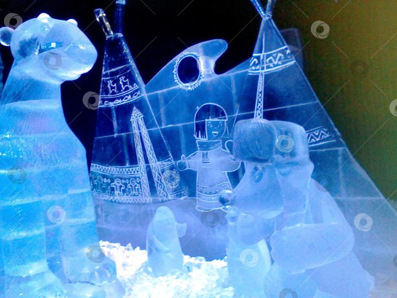 Скачать Умка из льда фотосток Ozero