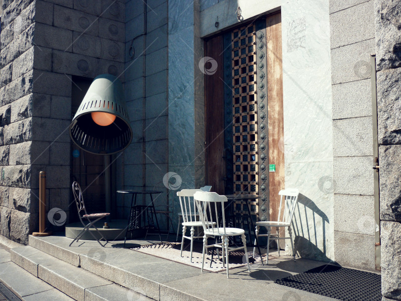 Скачать Необычное кафе в городе фотосток Ozero