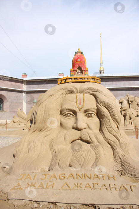 Скачать Джай Джагонат из песка фотосток Ozero