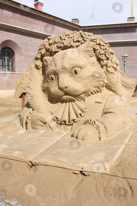 Скачать Кот ученный из песка фотосток Ozero