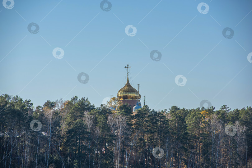 Скачать Храм в лесу фотосток Ozero