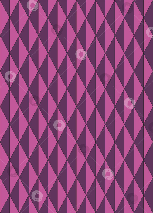 Скачать Яркий геометрический узор из рядов треугольников розового и фиолетового цветов. фотосток Ozero