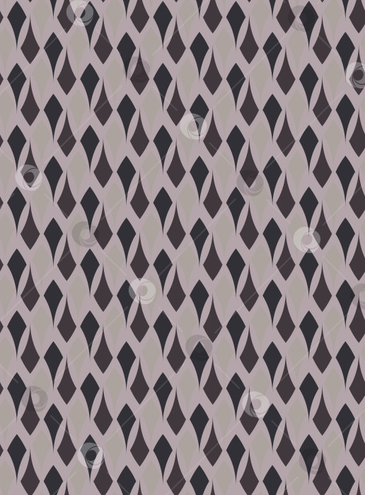 Скачать Бежевые элементы на коричневом фоне создают векторный геометрический фон. фотосток Ozero