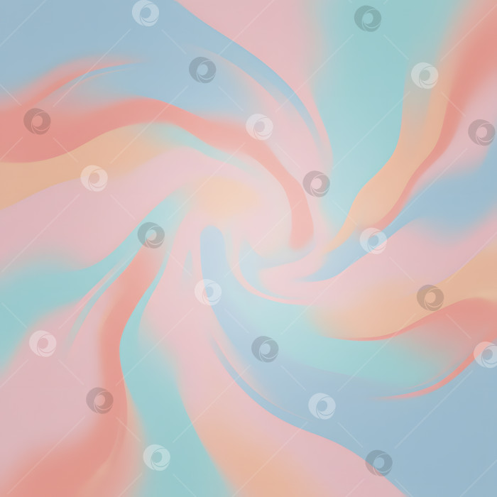 Скачать Абстрактный вихревой дизайн в мягких тонах создает плавный визуальный эффект на светлом фоне фотосток Ozero