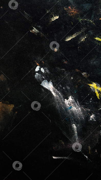 Скачать Абстрактные Художественные Мазки Краской на Черном Фоне фотосток Ozero