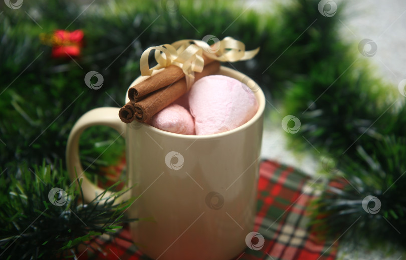 Скачать Напиток какао и корицей фотосток Ozero