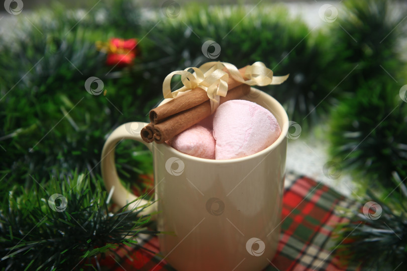 Скачать напиток горячий какао с маршмеллоу фотосток Ozero