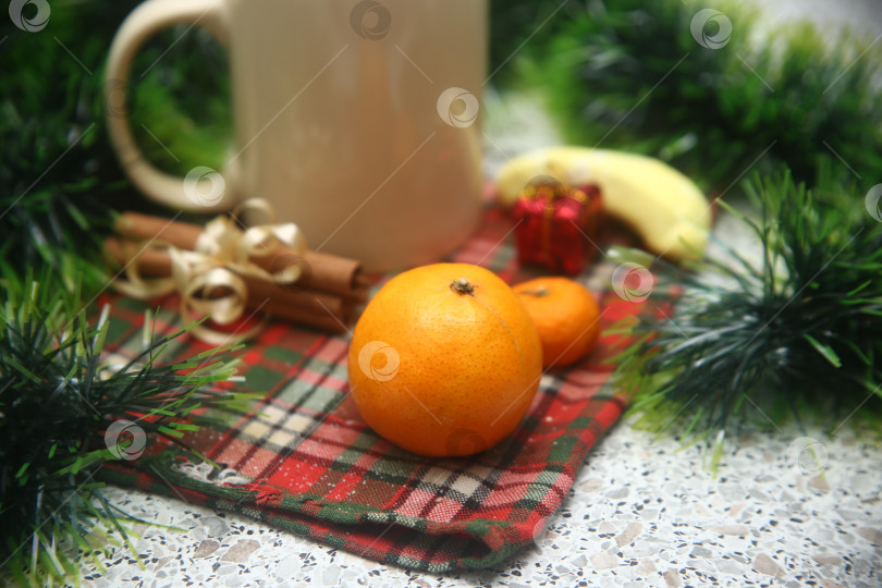 Скачать Напиток кофейный в кружке с корицей фотосток Ozero